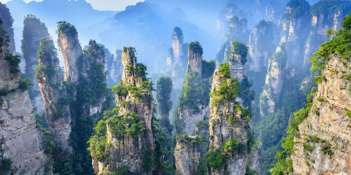 l'incroyable panorama montagneux de Zhangjiajie